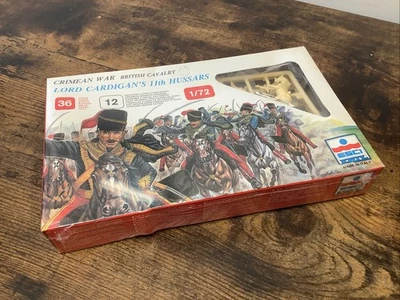 ESCI 1/72 SCALE CRIMEAN WAR LORD CARDIGAN'S HUSSARS Factory Sealed - Image 1 of 4
