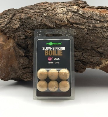 Korda Slow Sinking Boilie Wafter Mainline Cell 18mm 6 Stück Plastic Fake Food