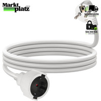VerläNgerungskabel 5M IP44 Schuko 16A 250V H05VV-F 3G1,5Mm² FüR AußEnbereich