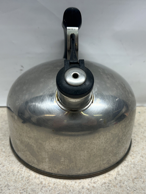 Vintage Revere Ware Tea Kettle i 96-C Korea 2 Quart Whistling