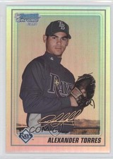 2010 Bowman Chrome Prospects Refractor 766/777 Alex Torres Alexander #BCP23 1b3