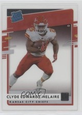 2020 Panini Chronicles Clearly Donruss Rated Rookie Clyde Edwards-Helaire 8d4