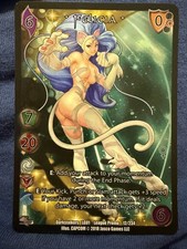 Felicia Darkstalkers Anime Universal fighting system Holo Foil Art Card *RARE*