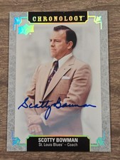 Scotty Bowman 2018-19 Upper Deck Chronology Hockey Auto