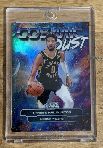 2025 Topps Cosmic Chrome Tyrese Haliburton Base (RAW)