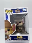 Funko Pop! Disney Ratigan The Great Mouse Detective Basil #774 W/ Pop Protector