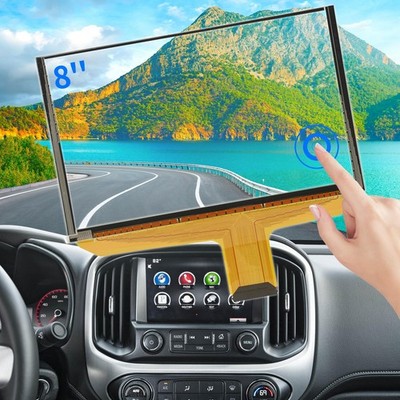 Touch Screen Replacement Digitizer DJ080PA-01A Fit 2014-2018 Chevy Silverado... 
