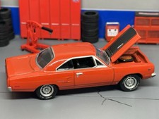 1970 70 Plymouth Road Runner Hemi Orange Mopar Opening Hood 164 Scale