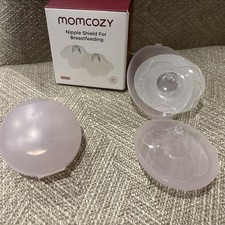 New MOMCOZY Size 24mm- Nipple Shields Breastfeeding 2 sets w/Storage Cases 4