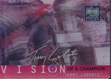 1998 Upper Deck Diamond Vision Vision of a Champion #VC4 Terry Labonte - Racing