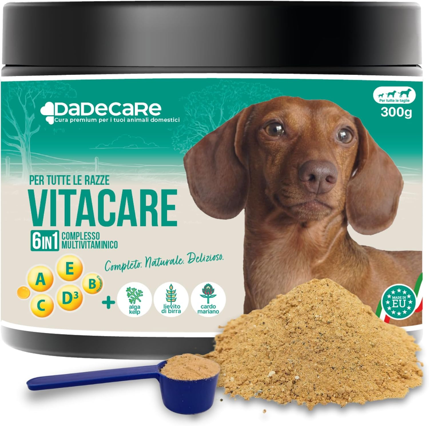 Vitacare Multivitaminico 300g Cani e Gatti | Energia e Pelo Splendente