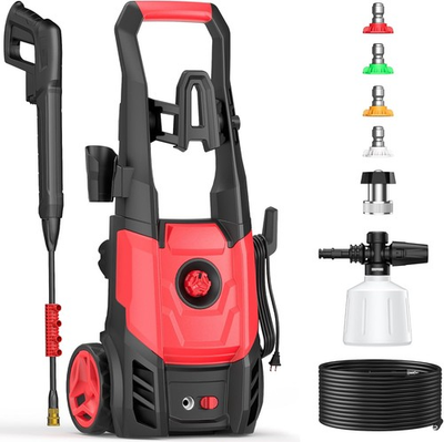 #ad #ad 2.5 GPM Electric Pressure Washer w Foam Cannon amp; 4 Spray Nozzles $120.99