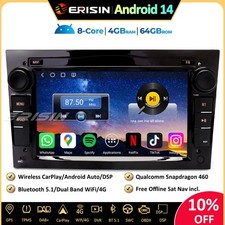 64GO Android 14 Autoradio GPS Opel Corsa C/D Astra H Zafira Vectra Vivaro Combo