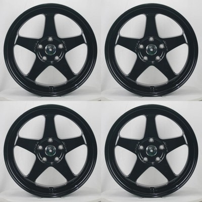 AVID1 AV42 18X8.5/18X9.5 ET+35 MATTE BLACK WHEELS 5X114.3 FIT HONDA LEXUS NISSAN