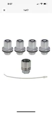 OEM NEW Wheel Lug Nut Lock Kit w/ Socket Key Exposed Armada Titan 999W2 3X000