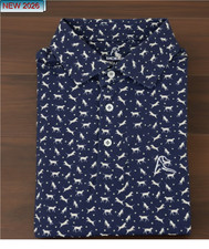 Men's Golf Polo New 2026, The Yellow Lab Men's Short Sleeve Performance NAVY