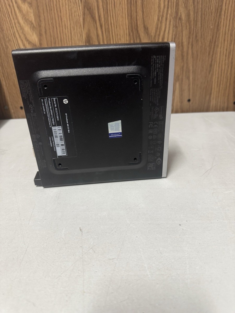 HP ProDesk 400 G3 Mini i5-7500T 12GB RAM 120GB SSD Windows 11 +
