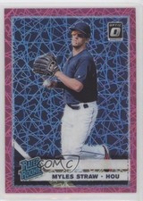 2019 Panini Donruss Optic Rated Rookies Pink Velocity Prizm /199 Myles Straw 2t9