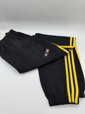 ADIDAS - LEGO Youth Jogger Track Pants BLACK Yellow Stripes Size Medium