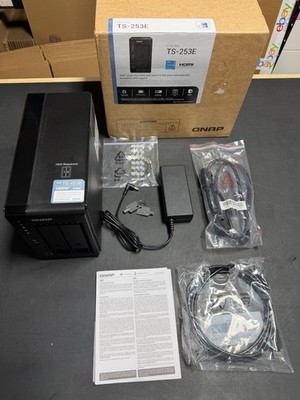 QNAP TS-253E-8G-US 2 Bay High-Performance Desktop NAS Open Box!!!