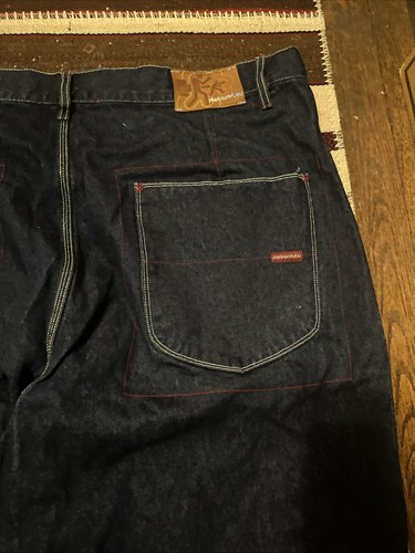Jeans Y2K Platinum Fubu Muhammad Ali blu denim 50x31 - Foto 8 di 11