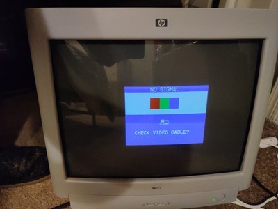 HP V72 P5303D PE1162U 16'' CRT Monitor Tested Working