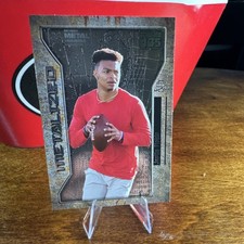 SkyBox 2021 Metal Universe Justin Fields Metalized #135 Football Card