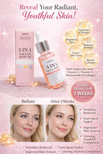 5-in-1 Facial Serum 30ml with Hyaluronic Acid, Niacinamide, Vitamin C, Collagen