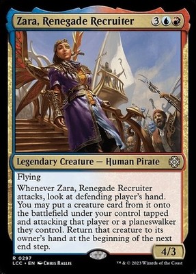 Zara, Renegade Recruiter - Ixalan Commander LCC - MTG