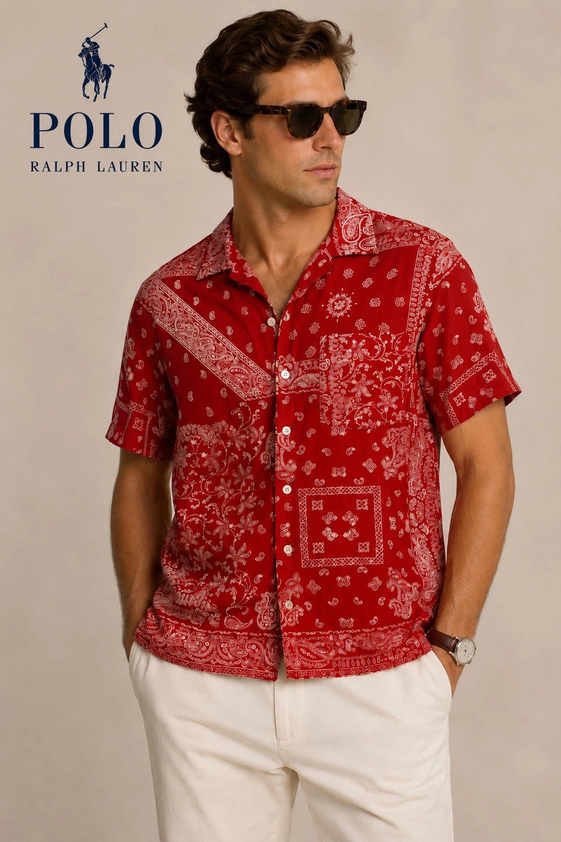 Polo Ralph Lauren Floral Western Casual Button-Down Shirts for Men