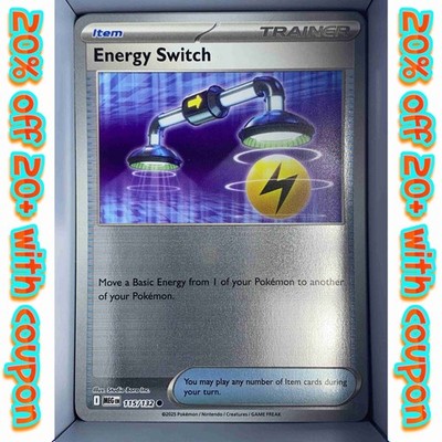 Energy Switch 115/132 Reverse Holo Mega Evolution English 2025