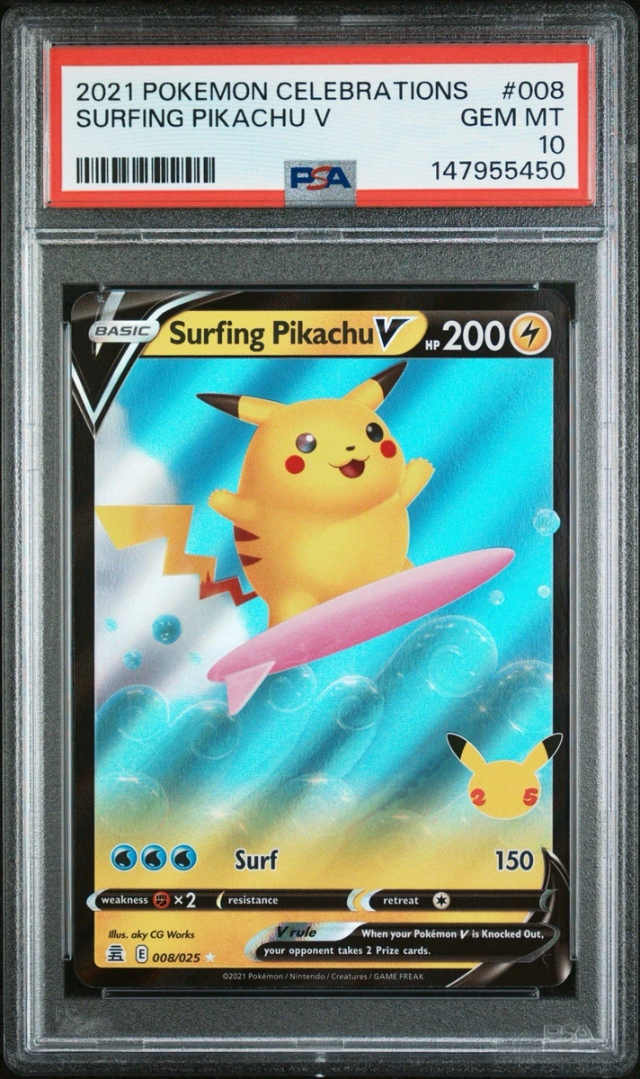Pokémon TCG Ultra Rare Pikachu Grade 10 Individual Collectible