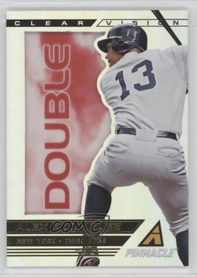 2013 Panini Pinnacle Clear Vision Double Alex Rodriguez #CV60 11z5