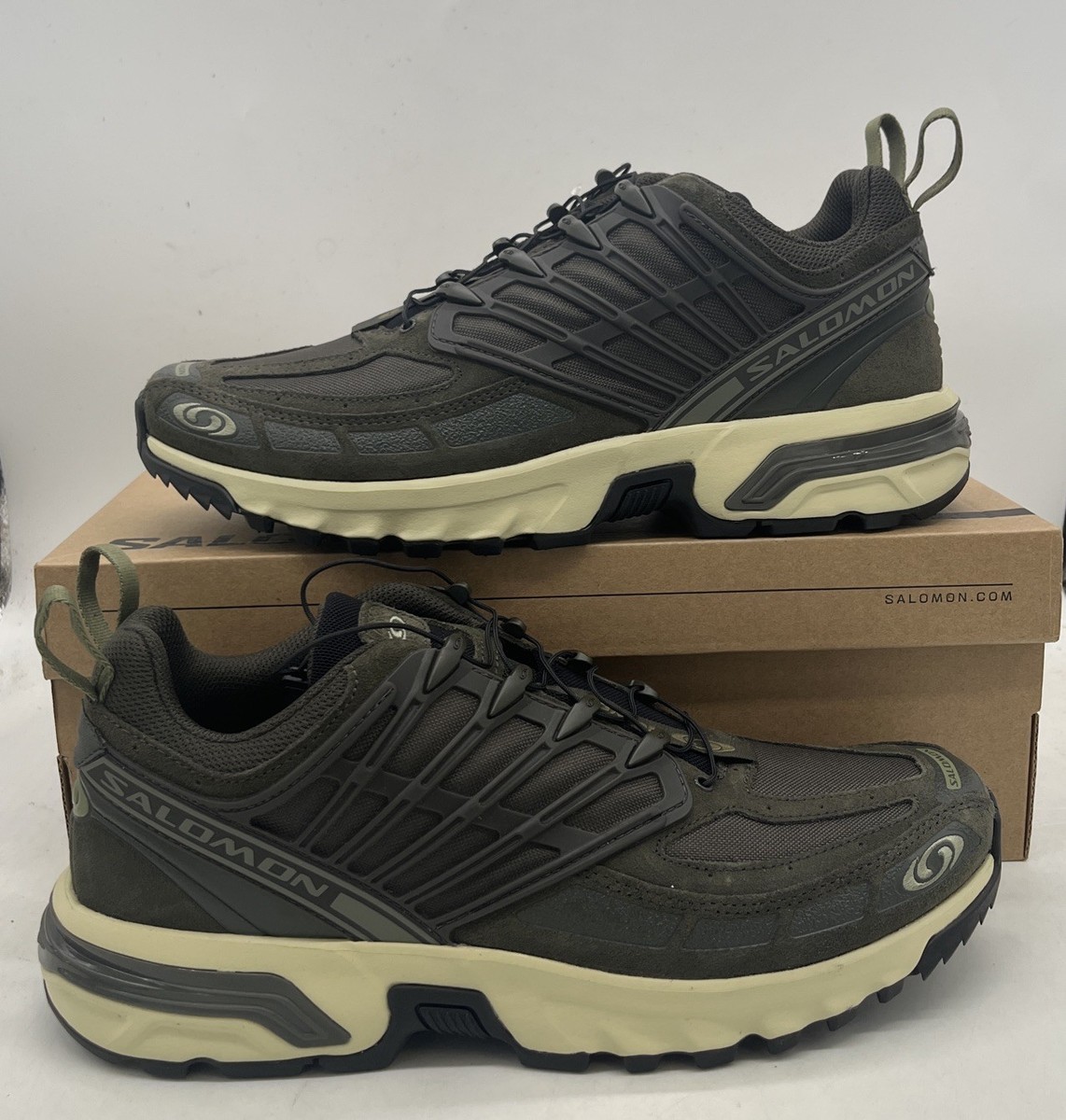 Salomon ACS Pro LTR Peat Deep Lichen Green Sneakers Hiking L477306