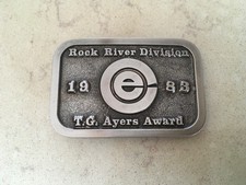 Southern California Edison Telecommunications Safety Award Belt Buckle 10yr