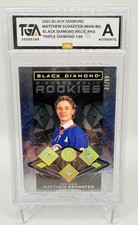 2025-26 UD Black Diamond Hockey Matthew Schaefer Diamond Relics Rookies 1/99