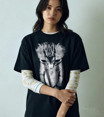 SALE! Sad Kitten Meme Standing Cat T-Shirt  All Sizes S 5XL for Men & Women Gift