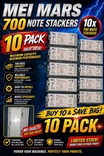 10 Pack MEI Mars 700 Note Stacker Cash Box Dollar Bill Acceptor Validator
