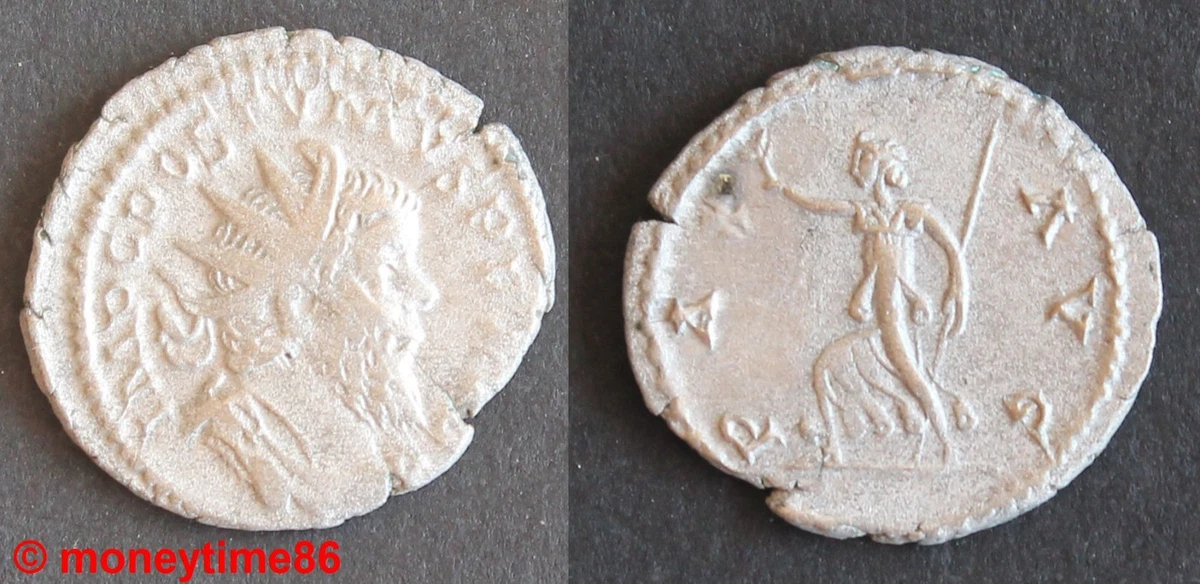 MONNAIE ROMAINE GALLIEN Antoninien revers Chèvre (type bestiaire) RIC