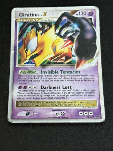 The Pokémon Company Giratina LV.X Platinum 124/127 Holo Ultra Rare 130 HP
