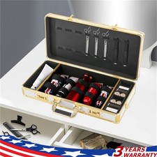 Portable Barber Carrying Case Styling Tools Storage Case Box With Shoulder Strap