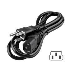 UL 6ft Power Cord Plug For Sceptre X32BV-FullHD X240T-1920 X42GV-Komodo LCD TV