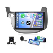 6 128G Car Stereo Radio for Honda Fit Jazz 2008-2013 10.1" Touch Screen Audio...