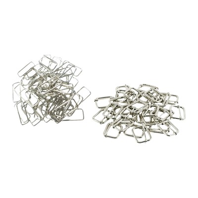 200 Stück Rechteckschnallen zwischen Metallriemenschnallen edel für die