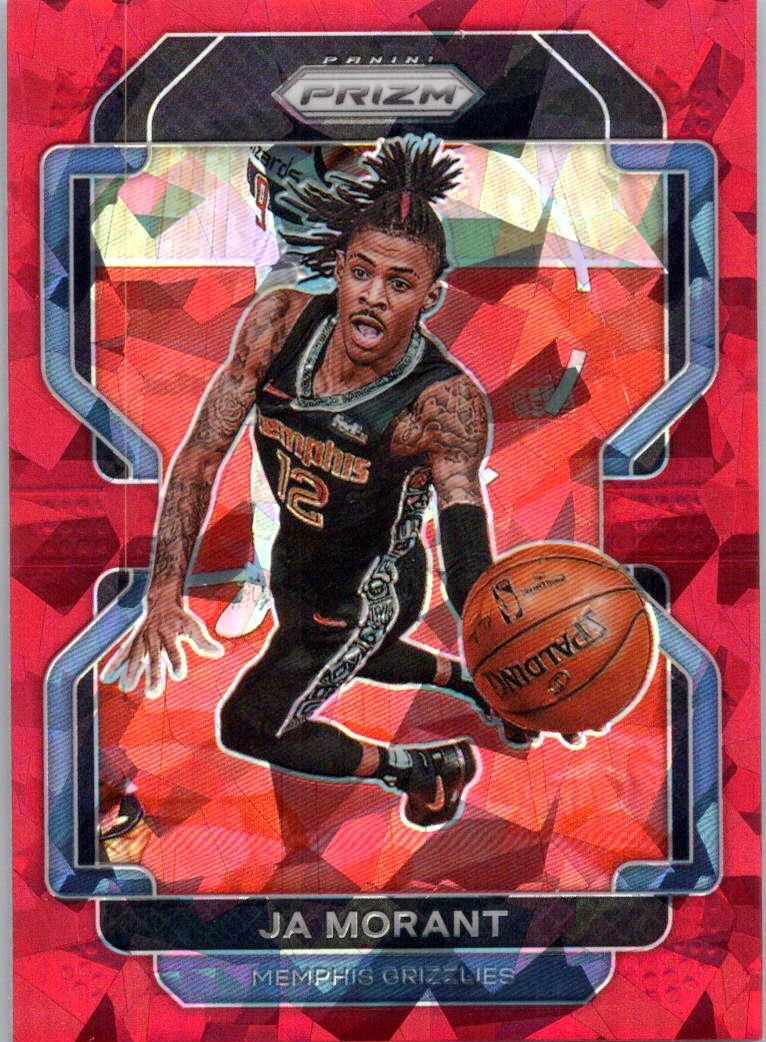 2021-22 Panini Prizm #194 Ja Morant Red Ice
