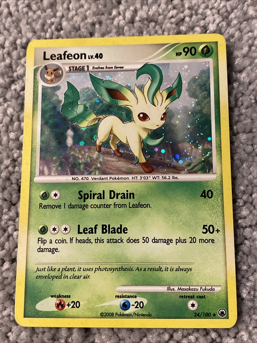 Pokémon TCG The Pokémon Company Leafeon LV.40 Majestic Dawn Rare