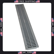 NDS 241-1 Spee-D Channel Drain Grate, Plastic, 4-1/8-Inch wide X 2-Feet long,