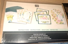 Stampin up PAINTED WISHES Card Kit - NEW Boxed