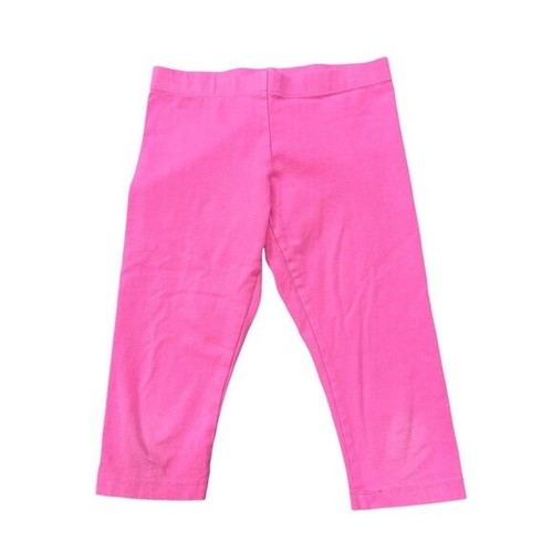 Wonder Nation Little Girls Cotton & Spandex Hot Pink Capri Leggings Size S 6/6X