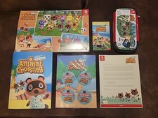 Animal Crossing New Horizons Switch Launch Kit, Promo Posters,Travel Case, Rare